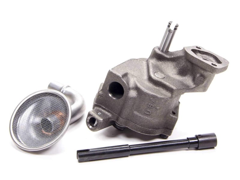 Melling Oil Pump, Wet Sump, Internal, High Volume, High Pressure, Drive Shaft/Pickup Included, compatible with Small Block Chevy, Kit